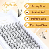 JYH 9-15mm 9D Butterfly Wing Lashes