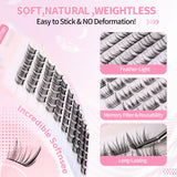 JYH Pink Card Laser Cat Ear Eyelashes