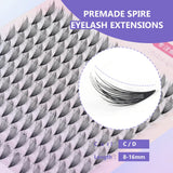 JYH 8-16mm Laser Printed Tower Tip Series (Wing-3, Pink)