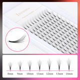 JYH 5D Volume Cluster Lashes 0.1mm