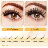 JYH 9-15mm Fine Feather Lashes
