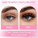 JYH Pink Card Laser Natural Sunflower Eyelashes