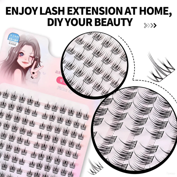 JYH Pink Card Laser Natural Sunflower Eyelashes